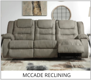 MCCADE RECLINING SOFAS