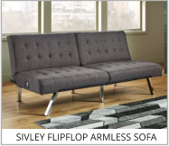 SIVLEY FLIPFLOP ARMLESS SOFA