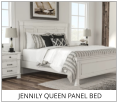 Jennily Queen Panel Bed