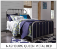 Nashburg Queen Metal Bed