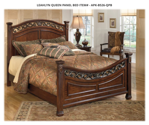 Leahlyn Queen Panel Bed ITEM# - APK-B526-QPB