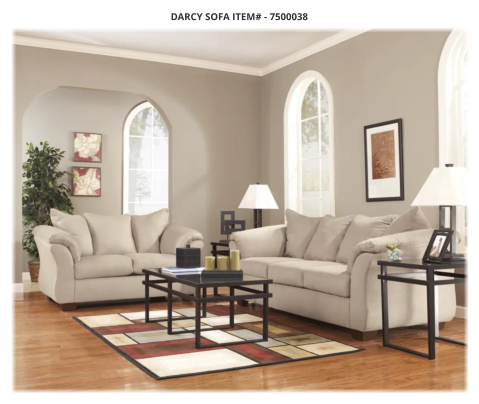 DARCY SOFA ITEM# - 7500038