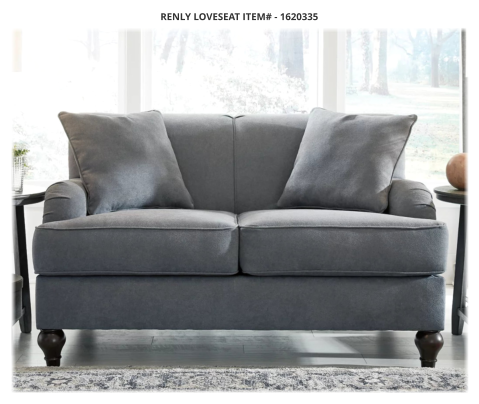 RENLY LOVESEAT ITEM# - 1620335