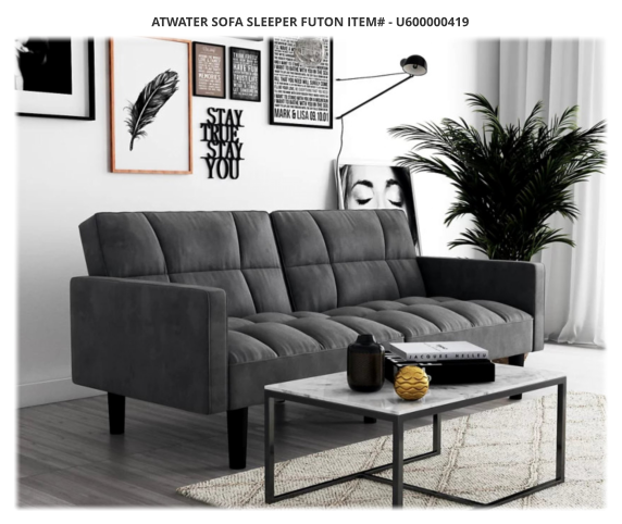 ATWATER SOFA SLEEPER FUTON ITEM# - U600000419