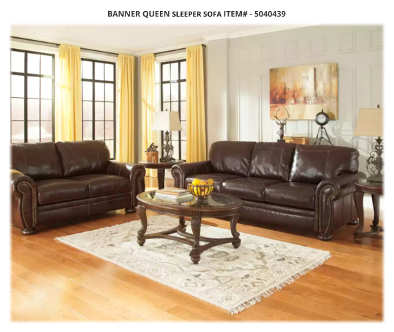 BANNER QUEEN SLEEPER SOFA ITEM# - 5040439