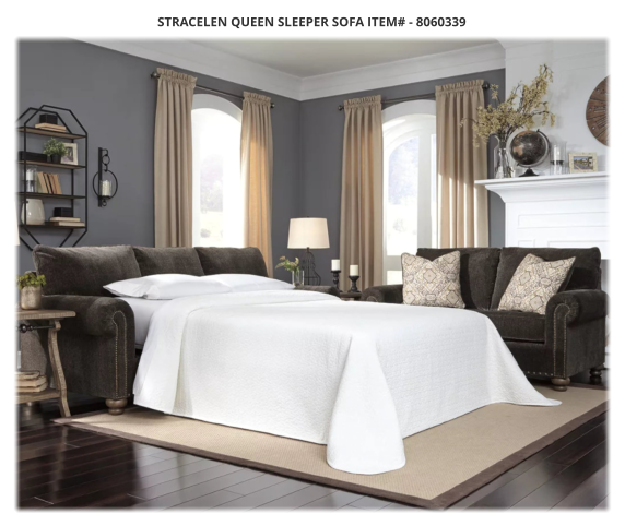 STRACELEN QUEEN SLEEPER SOFA ITEM# - 8060339