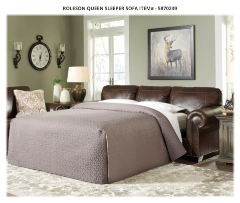 ROLESON QUEEN SLEEPER SOFA ITEM# - 5870239