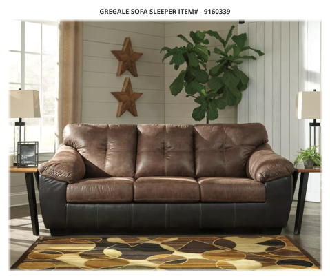 GREGALE SOFA SLEEPER ITEM# - 9160339