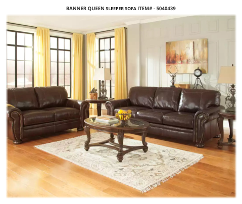 BANNER QUEEN SLEEPER SOFA ITEM# - 5040439