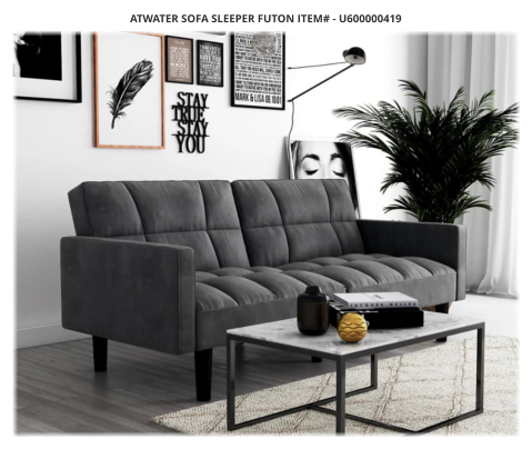 ATWATER SOFA SLEEPER FUTON ITEM# - U600000419