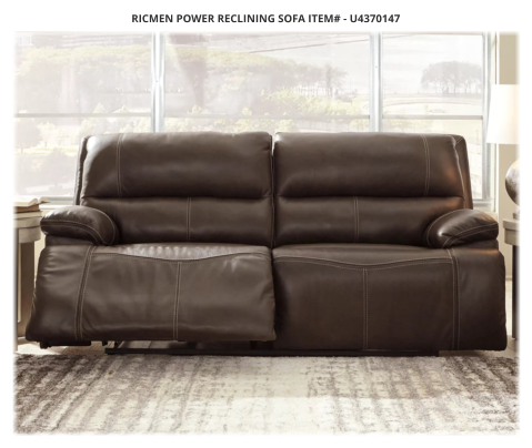 Ricmen Power Reclining Sofa ITEM# - U4370147