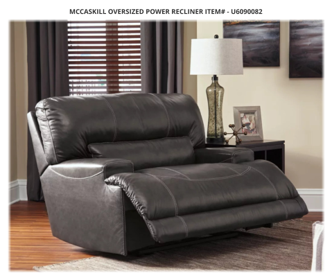 MCCASKILL OVERSIZED POWER RECLINER ITEM# - U6090082