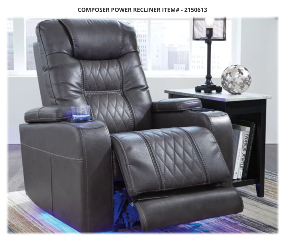 Composer Power Recliner ITEM# - 2150613