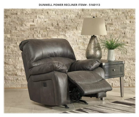 Dunwell Power Recliner ITEM# - 5160113