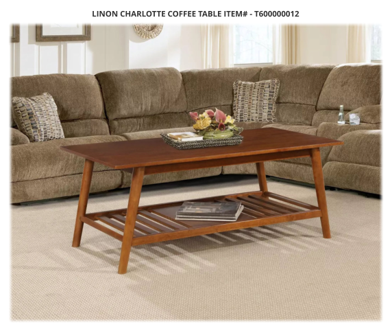 Linon Charlotte Coffee Table ITEM# - T600000012