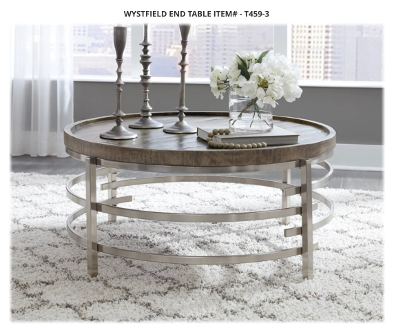 WYSTFIELD END TABLE ITEM# - T459-3