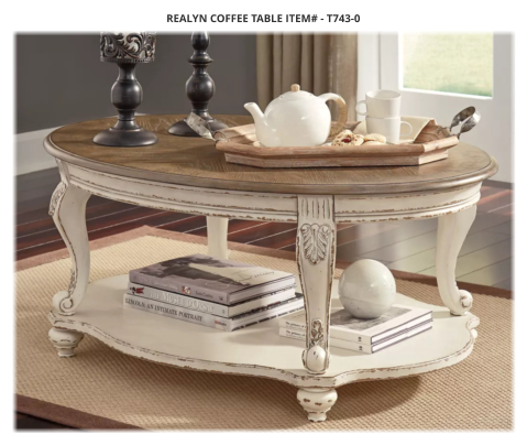 Realyn Coffee Table ITEM# - T743-0