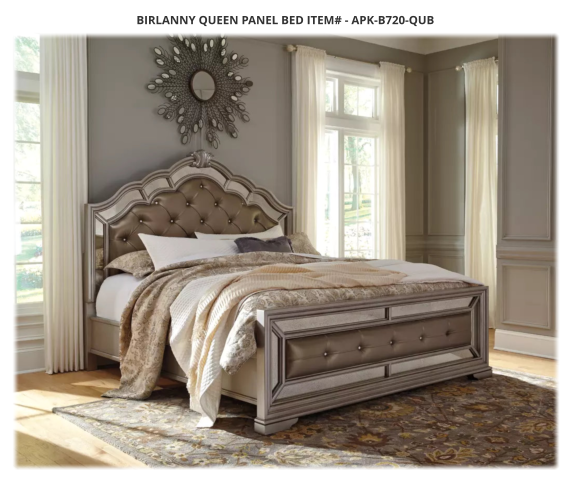 Birlanny Queen Panel Bed ITEM# - APK-B720-QUB