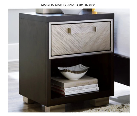 Maretto Night Stand ITEM# - B724-91