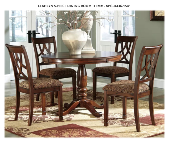 Leahlyn 5-Piece Dining Room ITEM# - APG-D436-1541