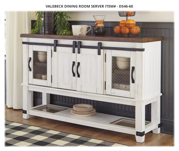 Valebeck Dining Room Server ITEM# - D546-60