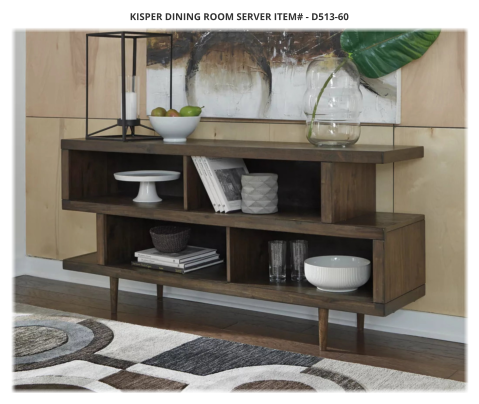 Kisper Dining Room Server ITEM# - D513-60