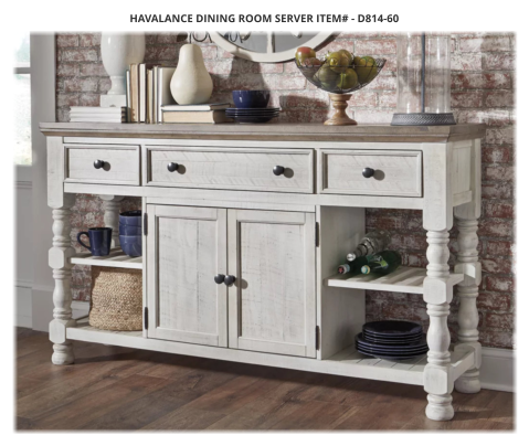 Havalance Dining Room Server ITEM# - D814-60